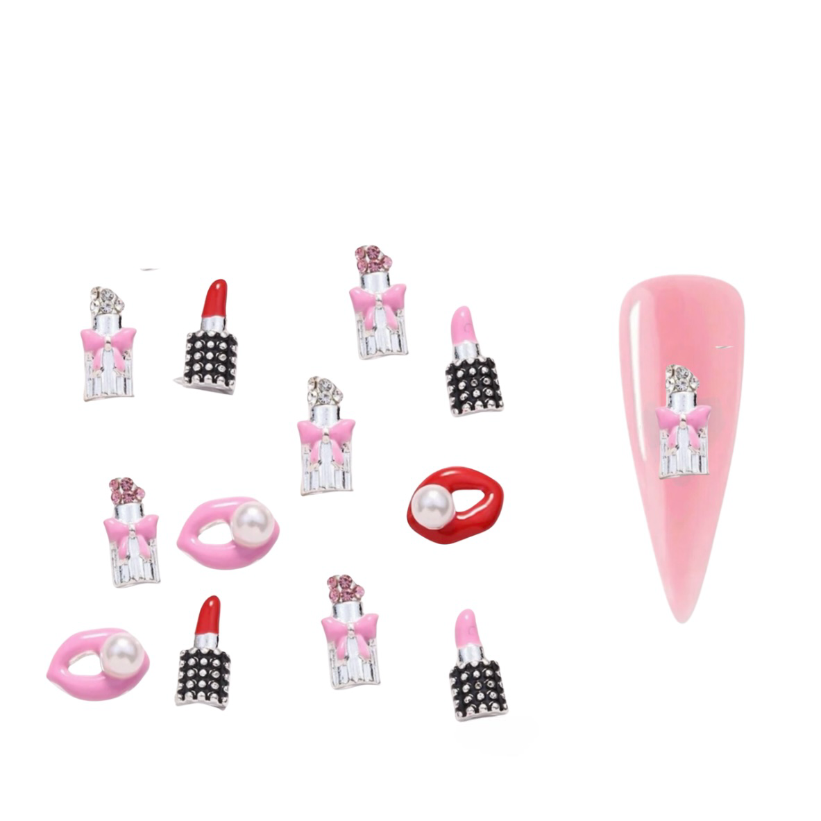 3D Girl Charms