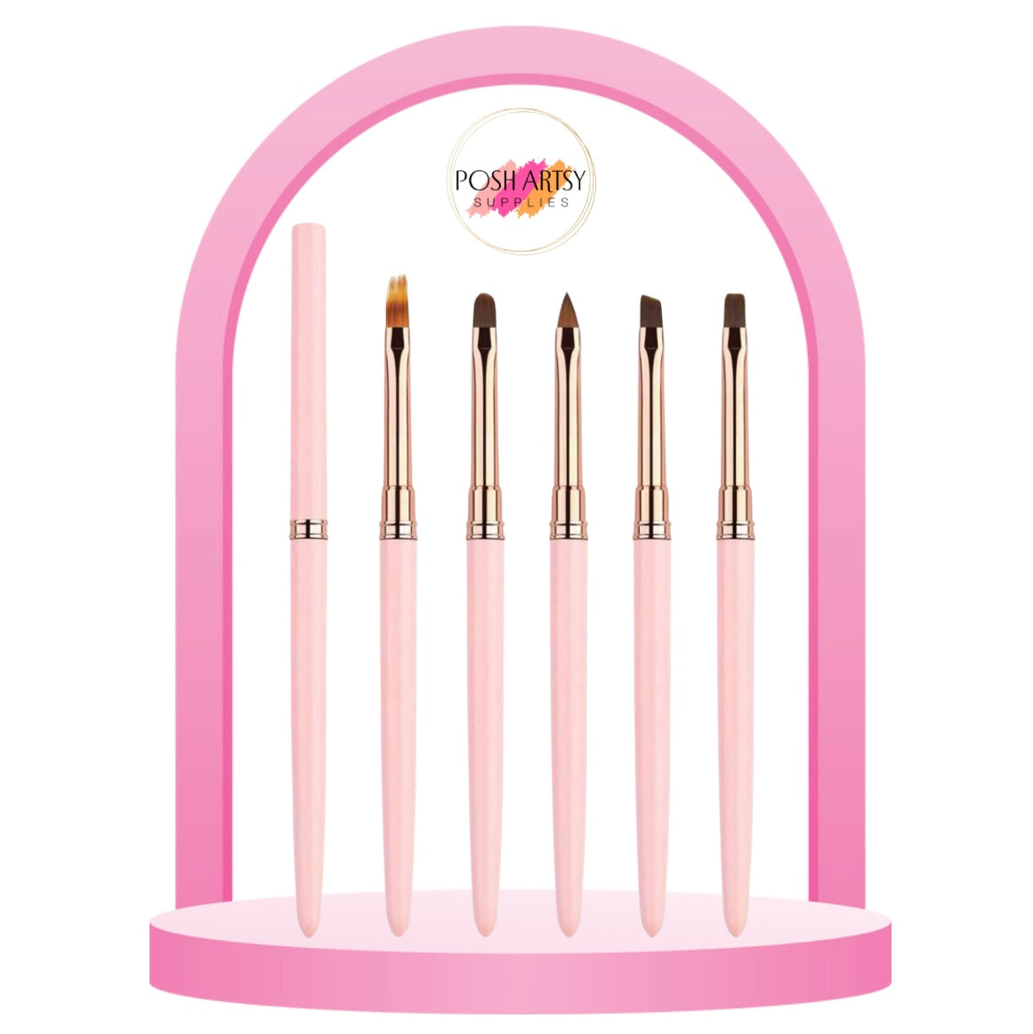 Nail Art Brush Set 5pc