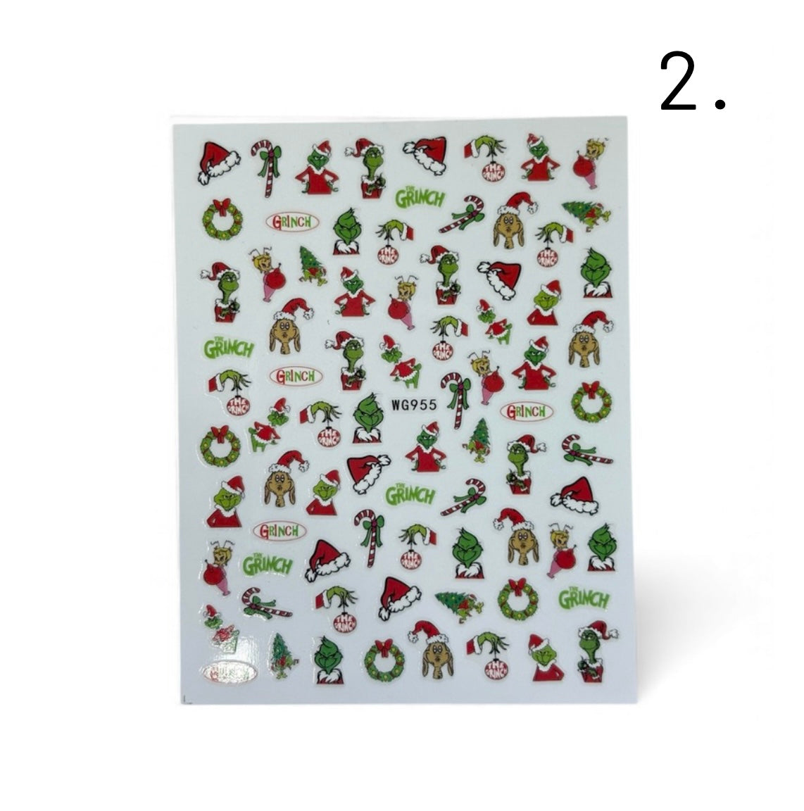 Grinch Christmas Stickers