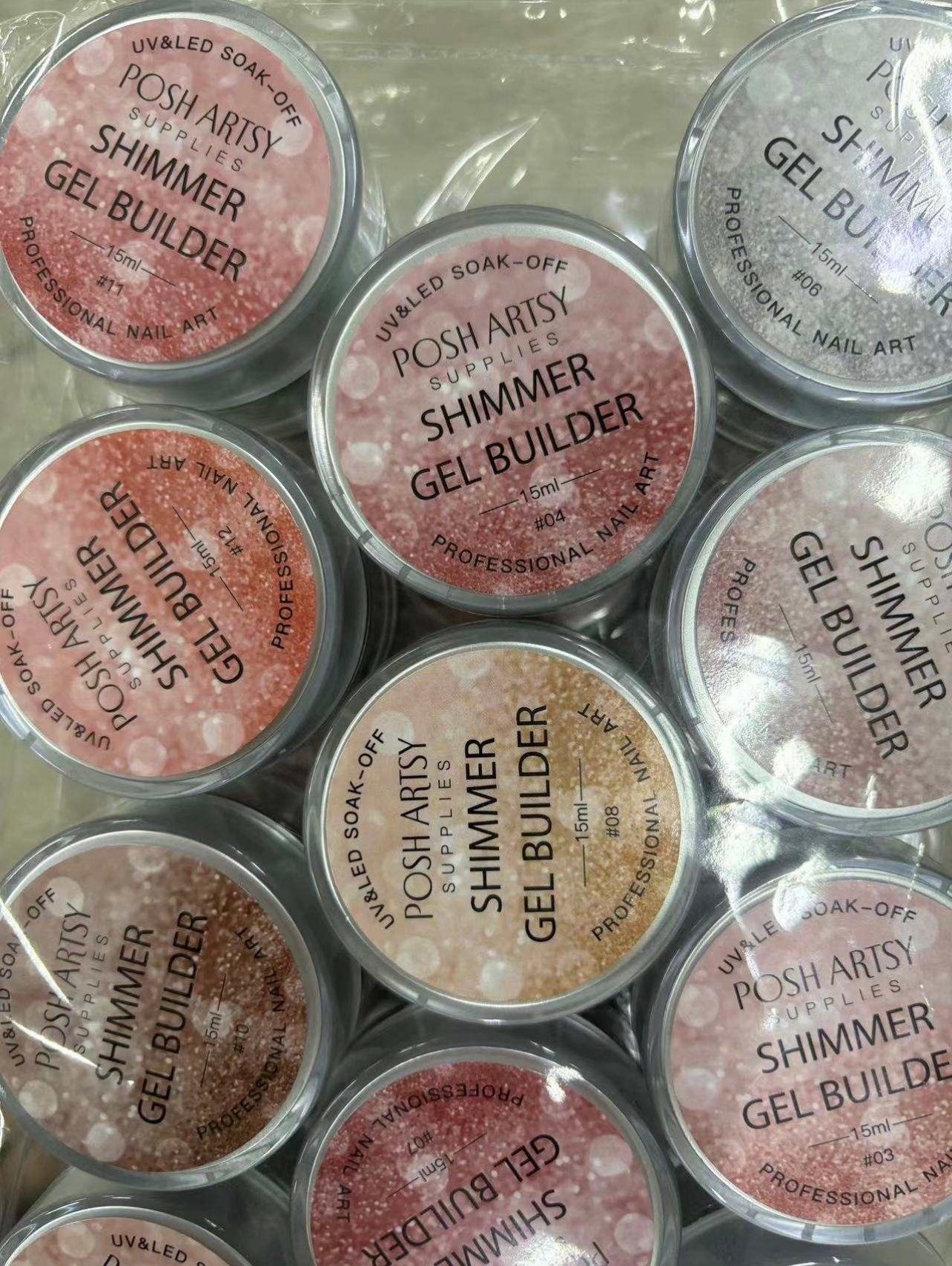 Shimmer Builder Gel Tub - Whole Collection