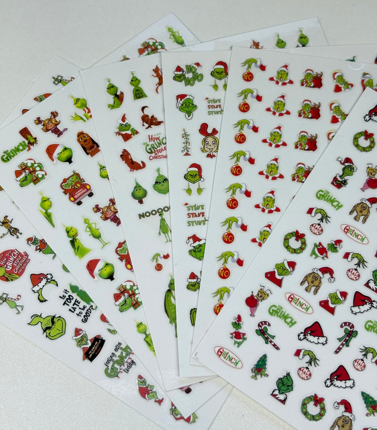 Grinch Christmas Stickers