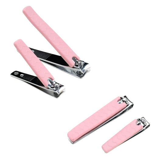 Pink Stainless Steel Nail Clippers