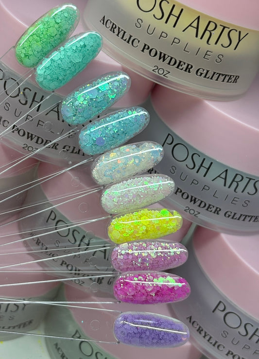 Glitter Acrylic Powder - Whole Collection