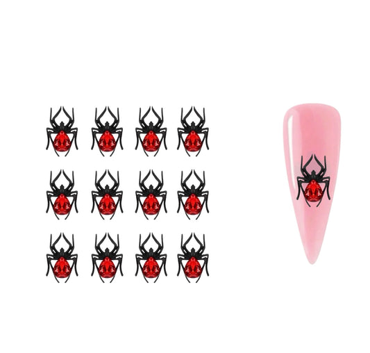 3D Red Back Spider Charms