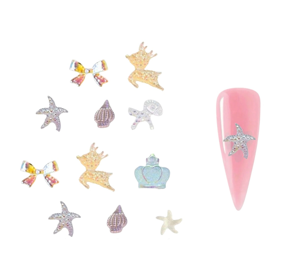 3D Summer Beach Charms