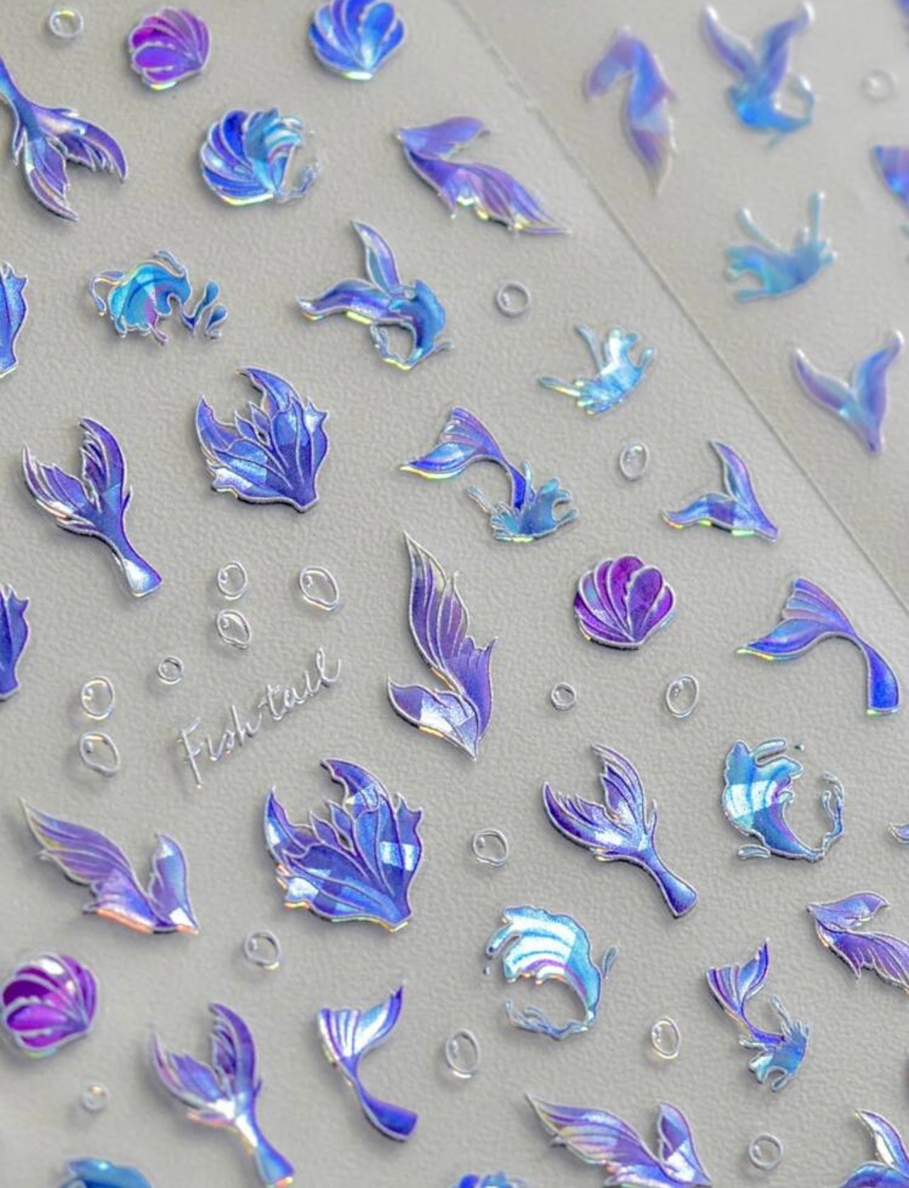 Flash Mermaid Tail Stickers