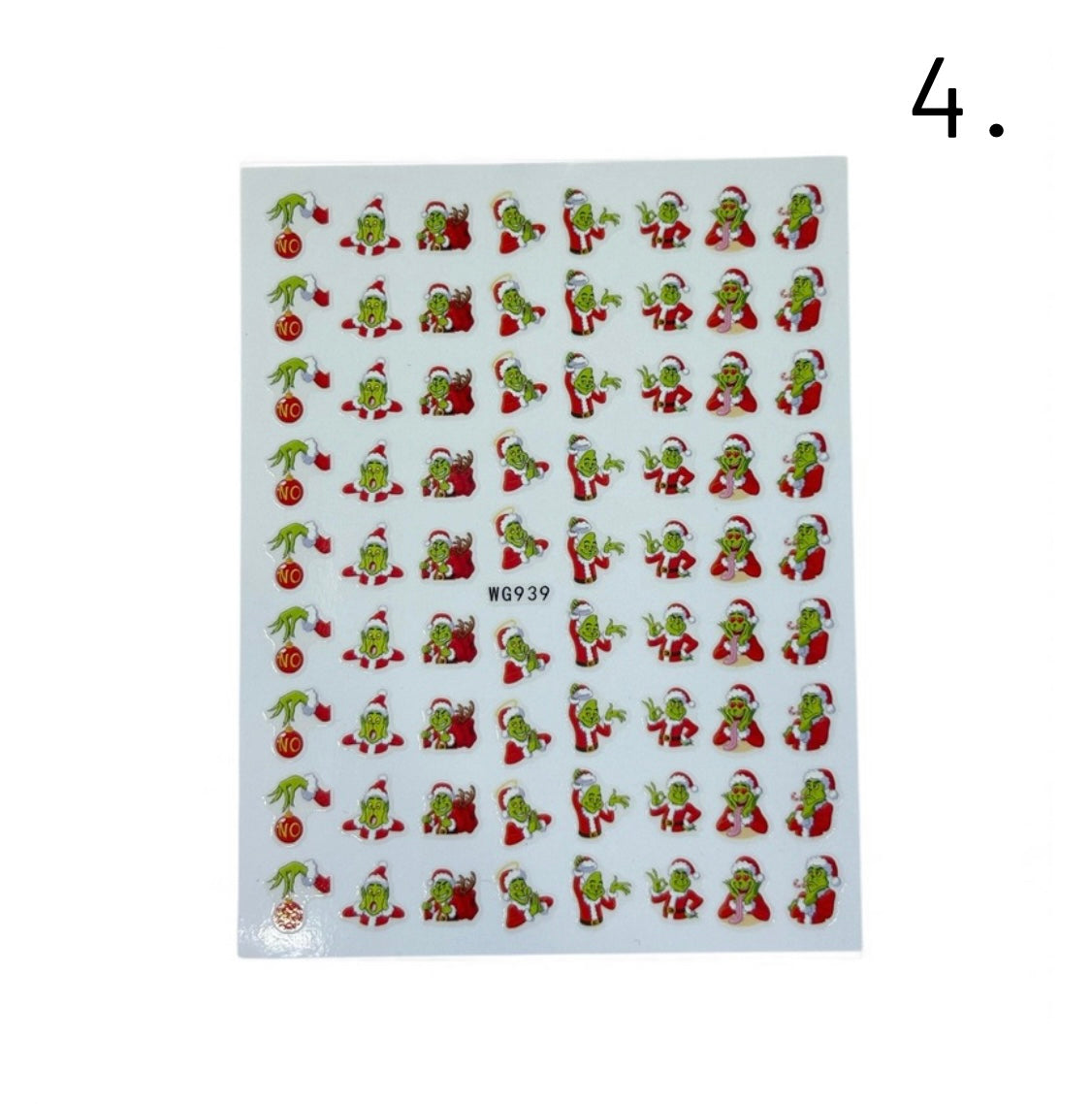 Grinch Christmas Stickers