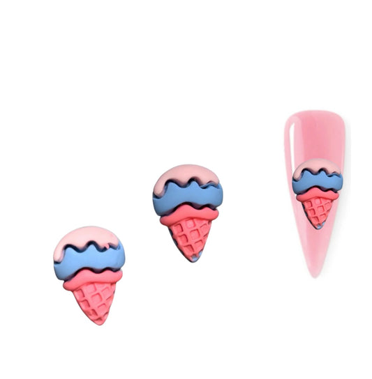 3D Sherbet Ice Cream Cones