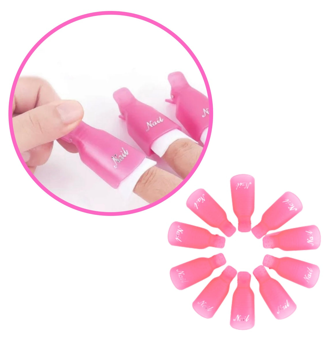 Barbie Soak Off Cap Clips