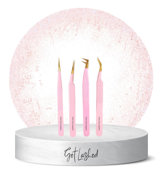 Pink Series | Eyelash Extension Tweezers