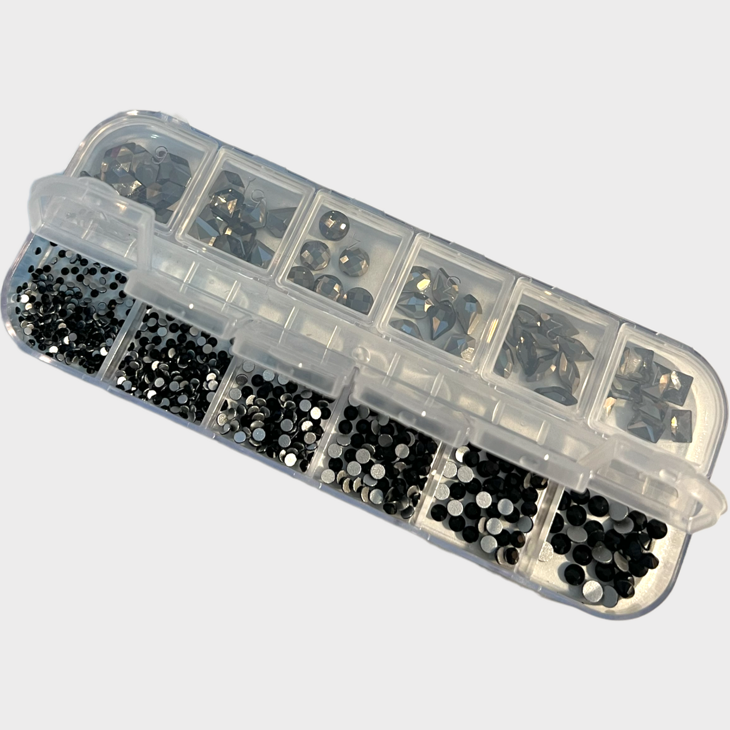 Black Rhinestone Box