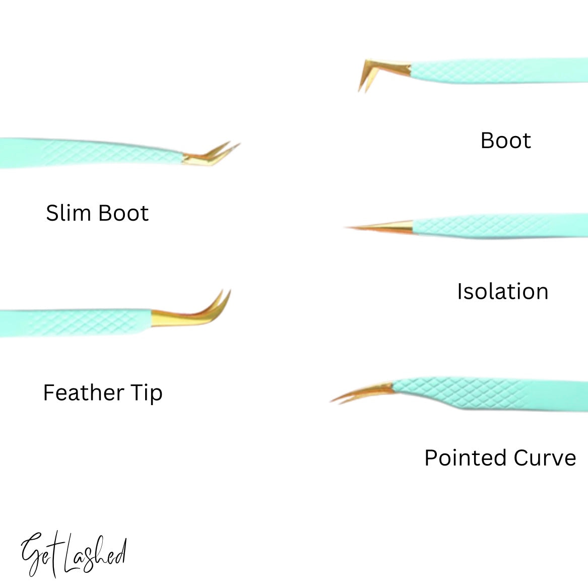 Mermaid Series | Eyelash Extension Tweezers