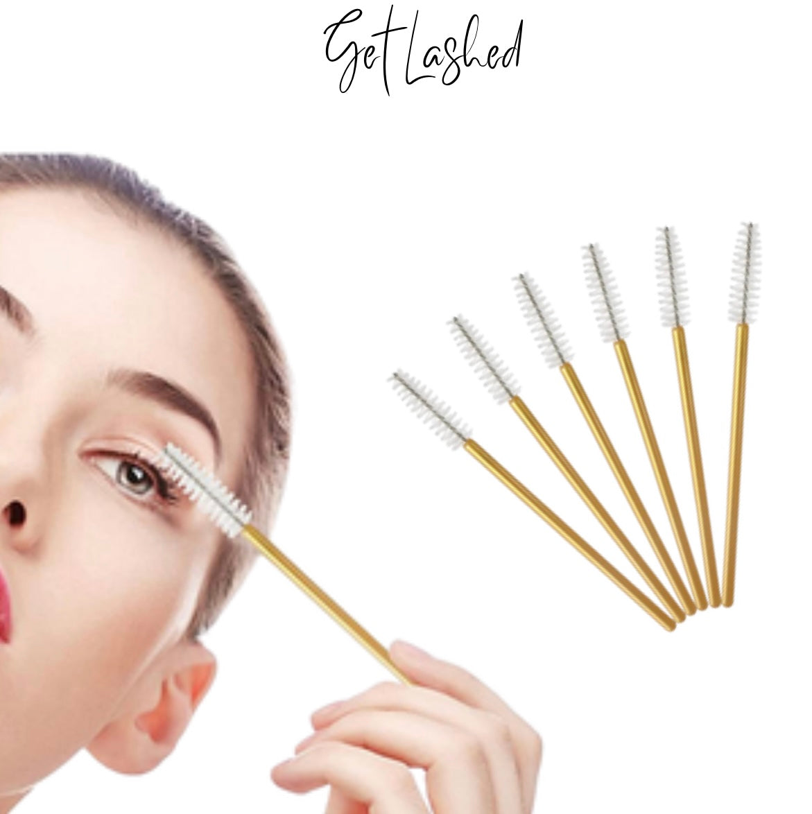 Disposable Gold Lash Brush